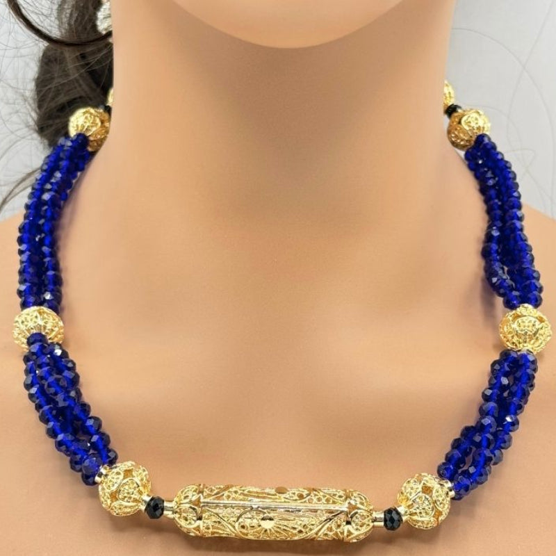Collier Beldi Bleu